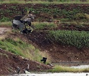 전북 군산 직도 인근서 주한미군 F-16 전투기 추락... 조종사는 무사