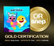 'Baby Shark' earns gold certification from France's SNEP