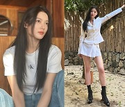 김유정, 안 어울리는게 뭐야?…흰 티+청바지→슈트까지 '완벽 소화'