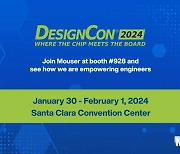 마우저 일렉트로닉스, DesignCon 2024에서 전자 설계를 위한 최신 제품과 기술 및 리소스 선보여