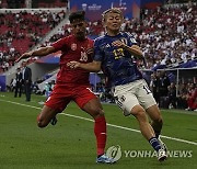 CORRECTION Qatar Bahrain Japan Asian Cup Soccer