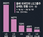 LG 주식 매도하는 외국인..."돌파구 마련해야"