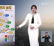 [저녁 날씨] 서쪽, 공기질 악화…내일 아침까지 동해안 많은 눈