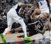 APTOPIX Magic Spurs Basketball