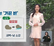 [날씨] 제주 주말 포근하지만 ‘비’…일요일 밤 바람 강해져