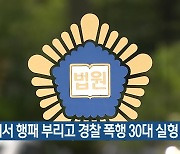 매장에서 행패 부리고 경찰 폭행 30대 실형