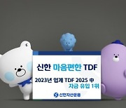 신한자산운용, '마음편한TDF2025' 동일 상품 중 자금 유입 1위