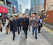 김민재 행정안전부 차관보 해운대구 로컬브랜딩 사업 현장방문