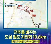 민주당 공약 '전주 동산역~아중역 10km' 철도 지하화 주목