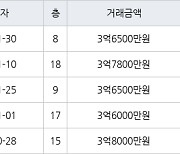 용인 보라동 민속마을쌍용 84㎡ 3억6500만원에 거래