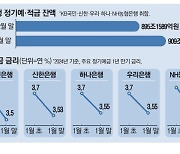 "금리 더 떨어질라" 저축성 예금에 뭉칫돈