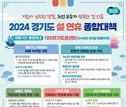 경기도, 설연휴 5대 분야 24개 '종합대책' 수립