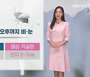 [날씨] 제주 산지 대설주의보…내일 오후까지 눈·비