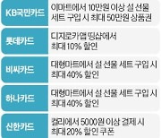 할인에 상품권까지…설 장보기 '꿀팁카드'는