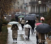 전국에 종일 비·눈…강원산지 최대 30㎝ 이상 등 영동에 대설