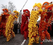 FRANCE-PARIS-CHINESE NEW YEAR-DRAGON & LION DANCE