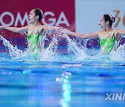 (SP)QATAR-DOHA-WORLD AQUATICS CHAMPIONSHIPS-ARTISTIC SWIMMING-WOMEN DUET TECHNICAL-FINAL