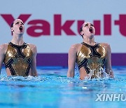 (SP)QATAR-DOHA-WORLD AQUATICS CHAMPIONSHIPS-ARTISTIC SWIMMING-WOMEN DUET TECHNICAL-FINAL