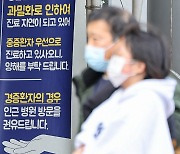 '과밀화로 인한 진료 지연' 게시된 응급진료센터