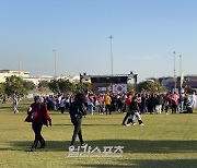 [IS 알라이얀] 긴장감보단 ‘파티’ 분위기…한국 vs 요르단 현장은 ‘대축제’