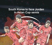 [Graphic News] South Korea to face Jordan in Asian Cup semis