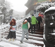 눈 내린 한라산 1100고지