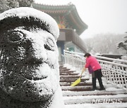 눈 내린 한라산 1100고지