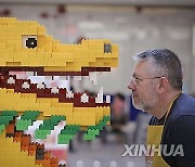 CANADA-RICHMOND-GIANT LEGO DRAGON