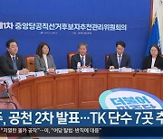 민주, 공천 2차 발표…TK 단수 7곳 추가