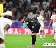 얼어붙은 손흥민, '아시안컵 준결승에서 요르단에 0-2 패배' [사진]