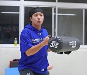 몸무게 7~8kg 늘린 삼성 김현준, 미소년에서 상남자로 탈바꿈 “뛸 때 힘이 붙어 더 빨라진 느낌"