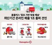 홈플러스 "최단기 온라인 매출 1조…점포기반 맞춤배송 성과"