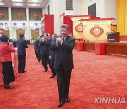 CHINA-BEIJING-CPC CENTRAL COMMITTEE-STATE COUNCIL-SPRING FESTIVAL-RECEPTION (CN)