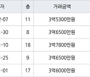 용인 보라동 민속마을쌍용 84㎡ 3억5300만원에 거래