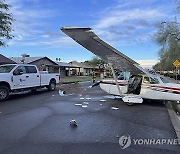 Small Plane Crash Landing