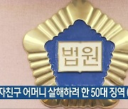 여자친구 어머니 살해하려 한 50대 징역 6년