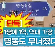 [단독] 1평에 10억 사상 최고가 빌딩 경매…명동 마저 무너졌다[부동산360]