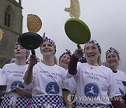 Britain Pancake Race