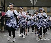 Britain Pancake Race