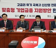 국민의힘, 맞춤형 기업금융 지원방안 민당정협의회