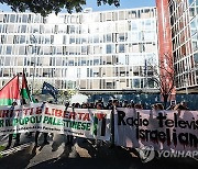 ITALY RAI PROTEST ISRAEL GAZA