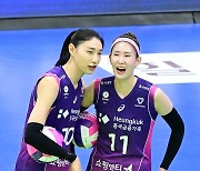 윌로우 없어도 김연경 있다… 흥국생명, 풀세트 끝 IBK 제압