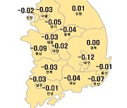 전국 아파트값 12주 연속 하락…GTX 수혜지는 올라