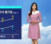 [날씨] 주말 다시 봄기운…모레 오후부터 비