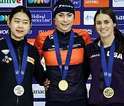 스피드스케이팅 김민선, 세계선수권 500m 은메달 획득