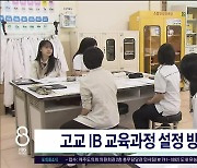 고교 IB 교육과정 설정 방향 제안