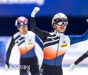 서이라, 쇼트트랙 월드컵 6차 대회 男500m 금메달