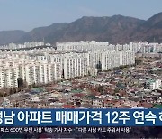 경남 아파트 매매가격 12주 연속 하락세