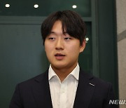 첫 전지훈련 소감 말하는 두산 신인 김택연