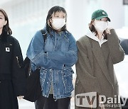 [TD포토] 트와이스 지효-정연-나연 '뉴욕으로 출국'